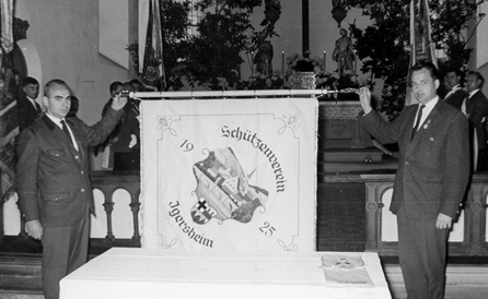 Weihung der Fahne 1963