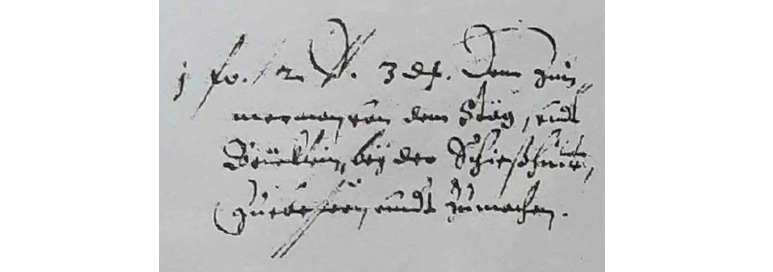 Bürgermeisterrechnung von 1628