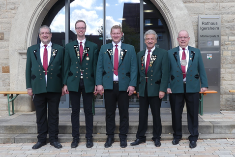 Die Vorstandschaft am 100-jährigen Jubiläum