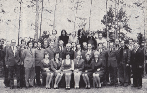 Gruppenfoto zum 50-jährigen Jubiläum 1975